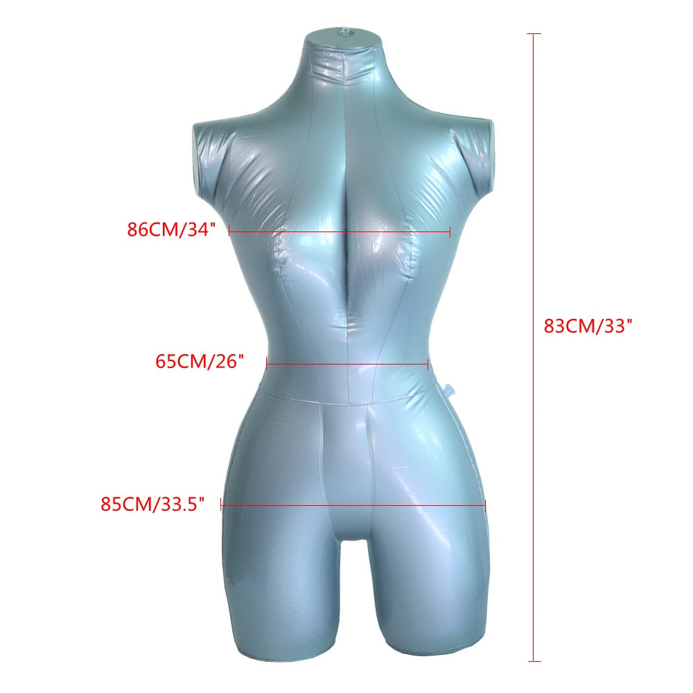 Inflatable Female Torso Mannequin Display Form by HitMyNeed