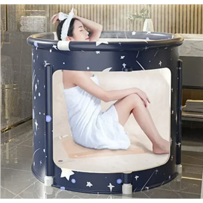Inflatable Folding Portable Bathtub for Adults & Kids by HitMyNeed