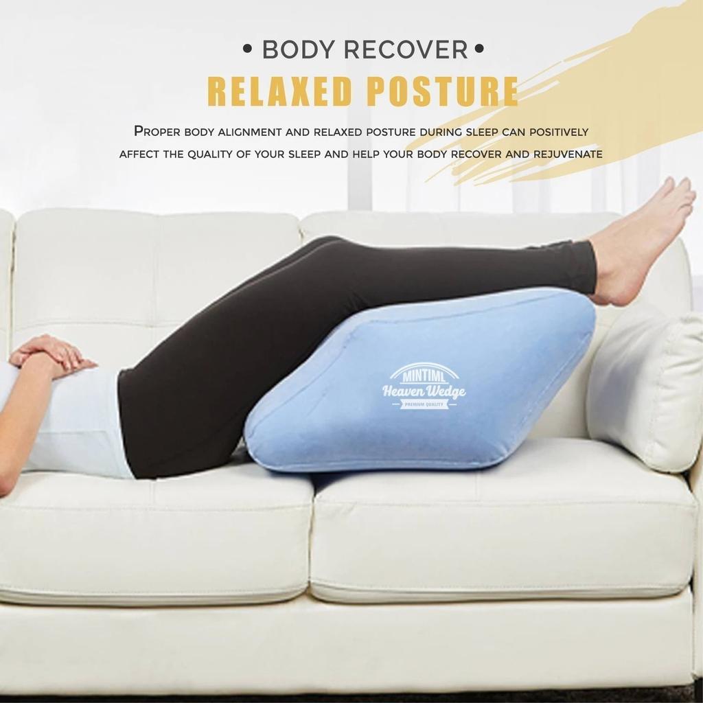 Inflatable Foot Elevation Wedge Pillow by HitMyNeed