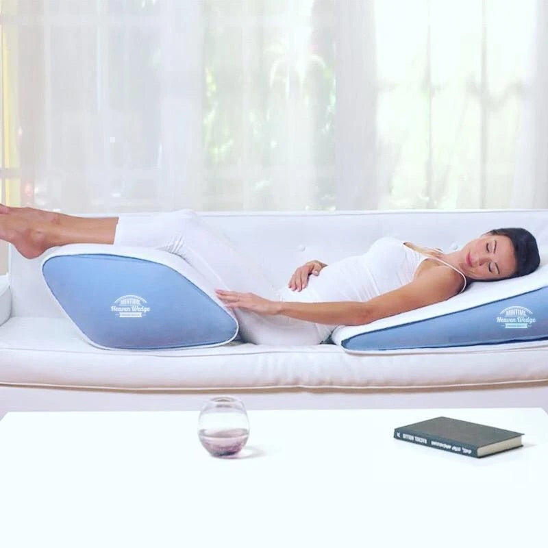 Inflatable Foot Elevation Wedge Pillow by HitMyNeed