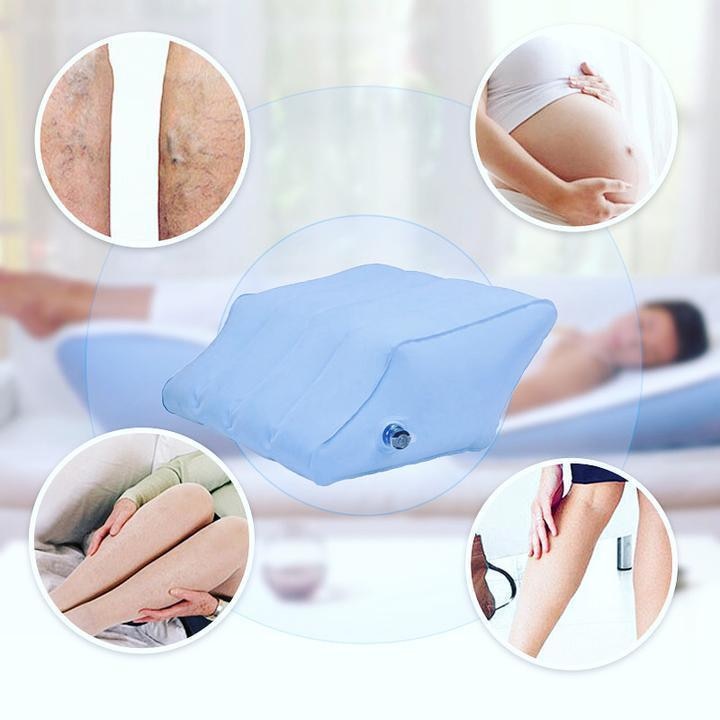 Inflatable Foot Elevation Wedge Pillow by HitMyNeed
