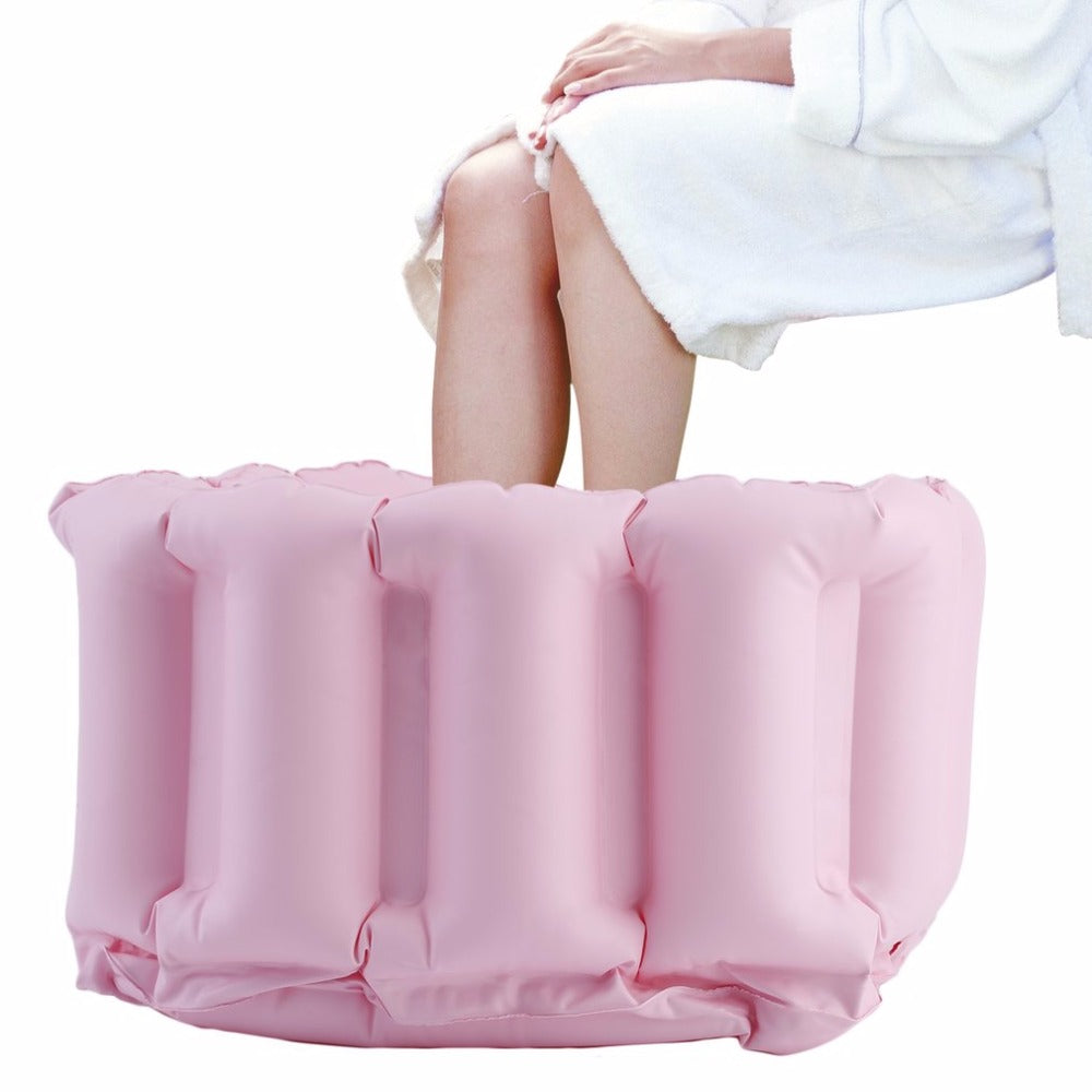 Inflatable Foot Soak Tub Spa Basin for Home & Travel by HitMyNeed