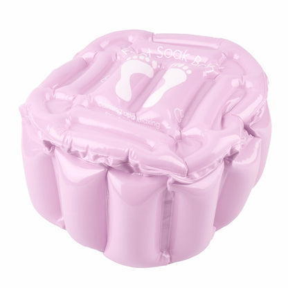 Inflatable Foot Soak Tub Spa Basin for Home & Travel by HitMyNeed