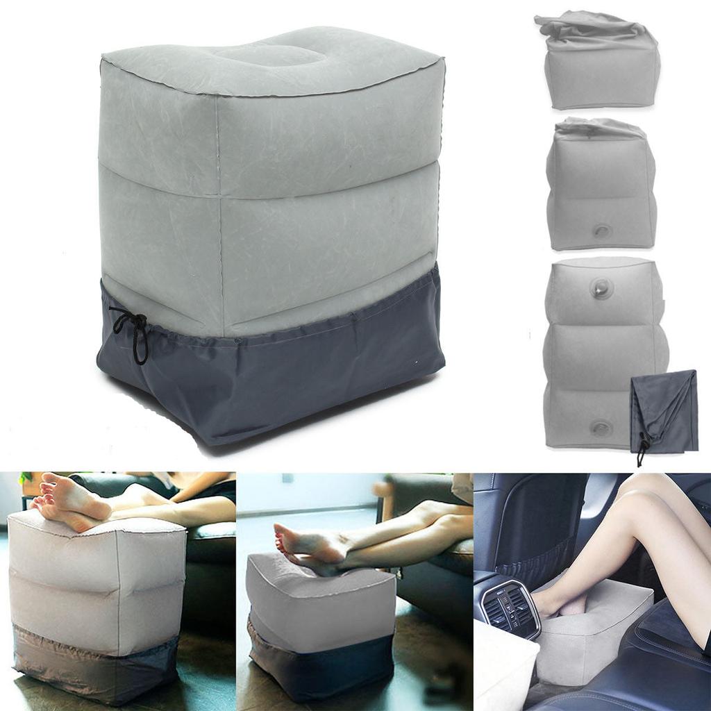 Inflatable Footrest Travel Cushion for Leg Support by HitMyNeed