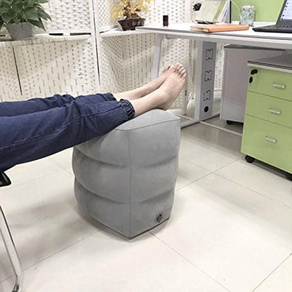 Inflatable Footrest Travel Cushion for Leg Support by HitMyNeed
