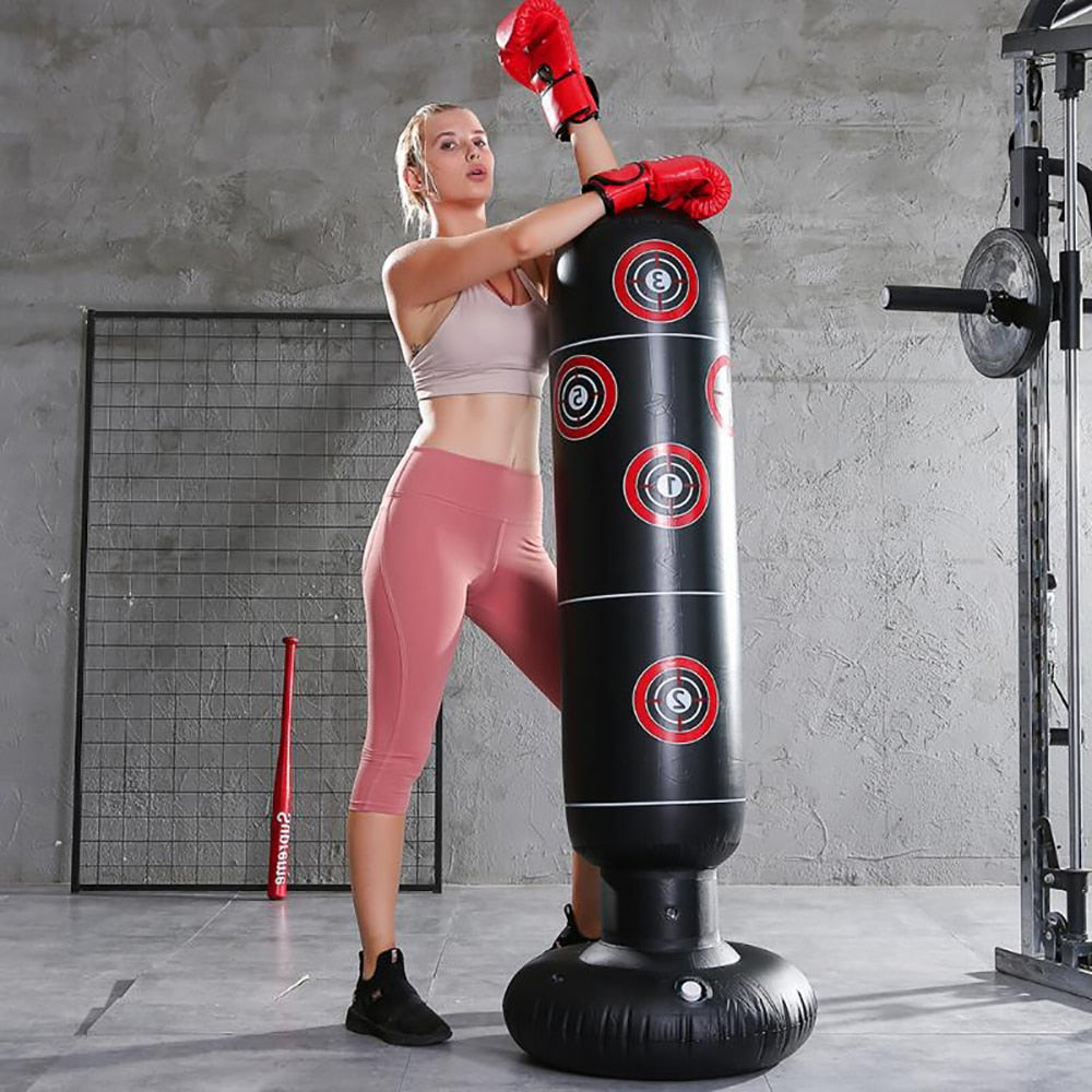 Inflatable Freestanding Boxing Bag Trainer by HitMyNeed