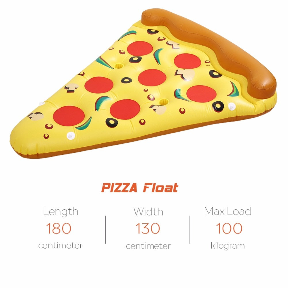 Inflatable Giant Pizza Pool Float 180 x 130 cm by HitMyNeed