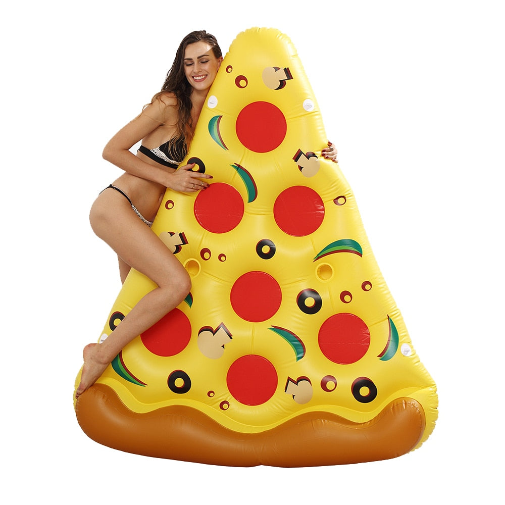 Inflatable Giant Pizza Pool Float 180 x 130 cm by HitMyNeed