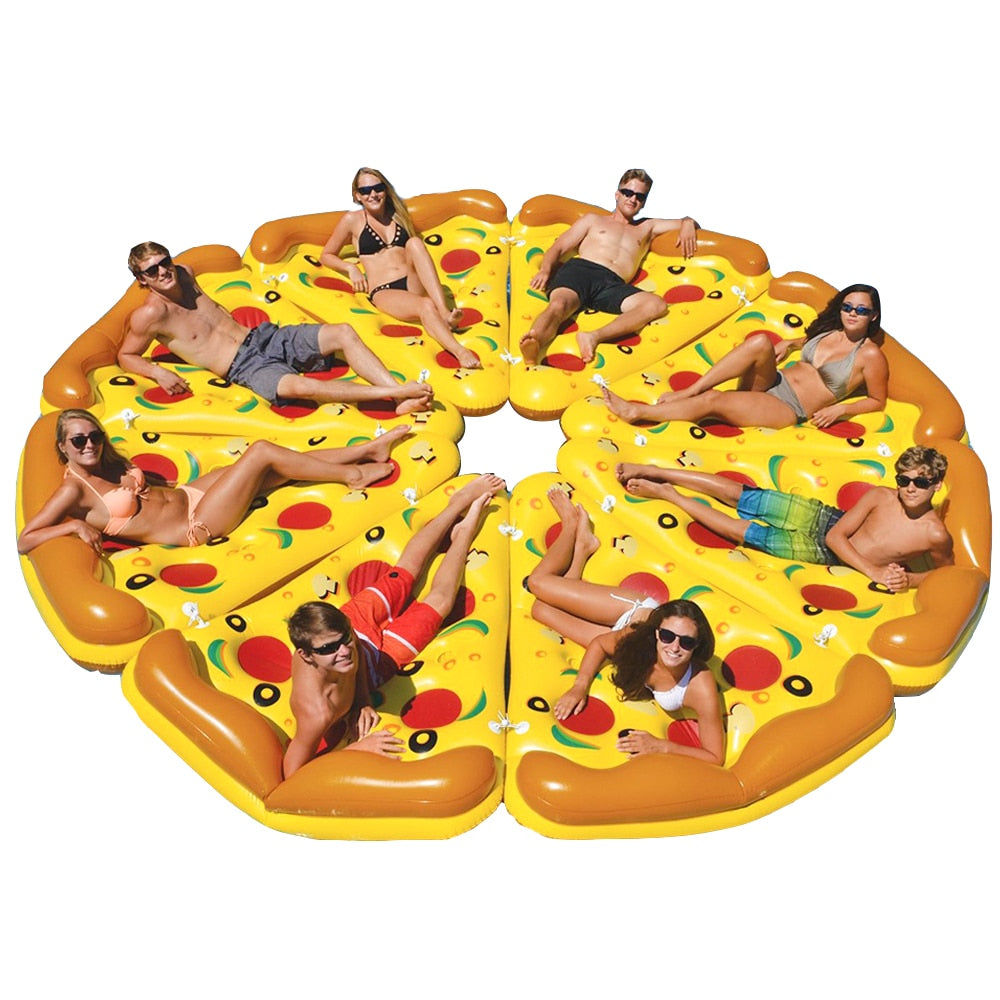 Inflatable Giant Pizza Pool Float 180 x 130 cm by HitMyNeed