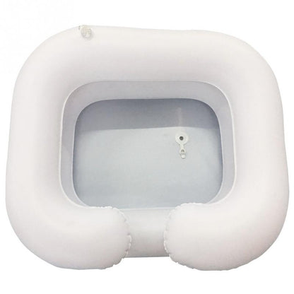 Inflatable Hair Wash Basin with Drain Hose by HitMyNeed