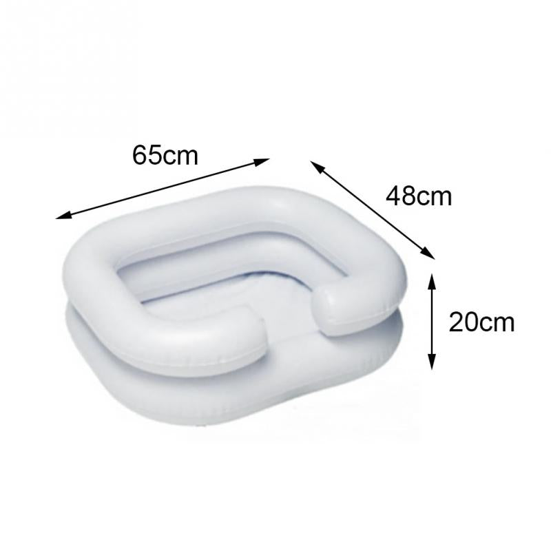 Inflatable Hair Wash Basin with Drain Hose by HitMyNeed