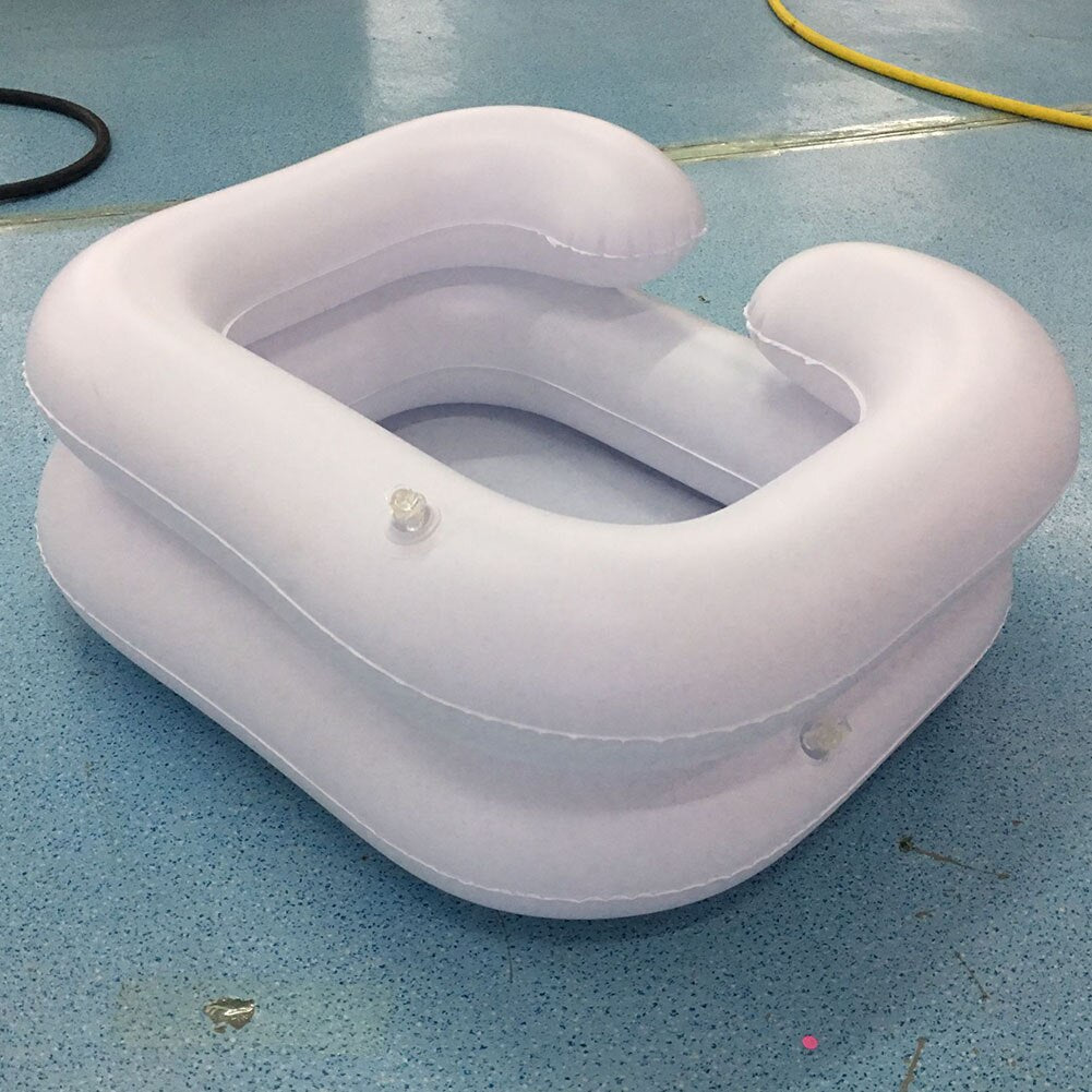 Inflatable Hair Washing Basin with Drain Hose by HitMyNeed