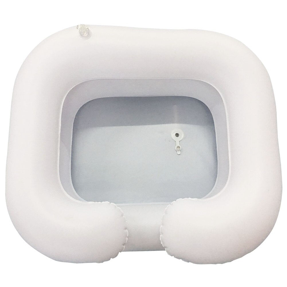 Inflatable Hair Washing Basin with Drain Hose by HitMyNeed