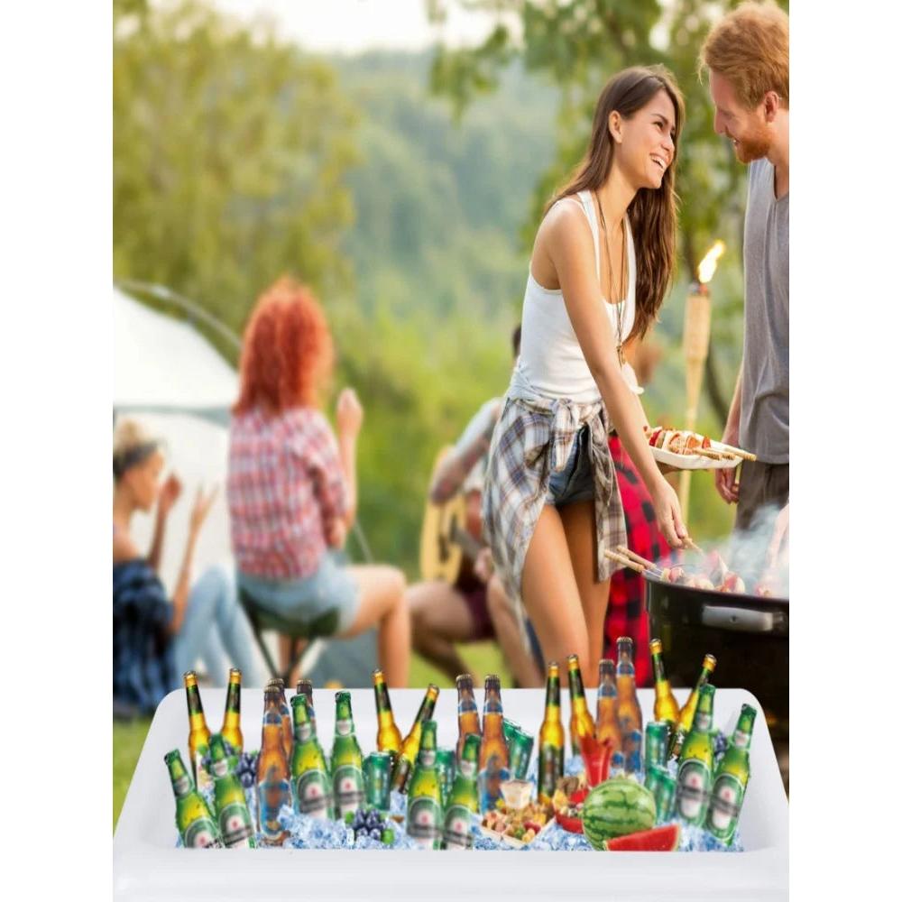 Inflatable Ice Bar Drinks & Salad Serving Tray 130x65cm by HitMyNeed