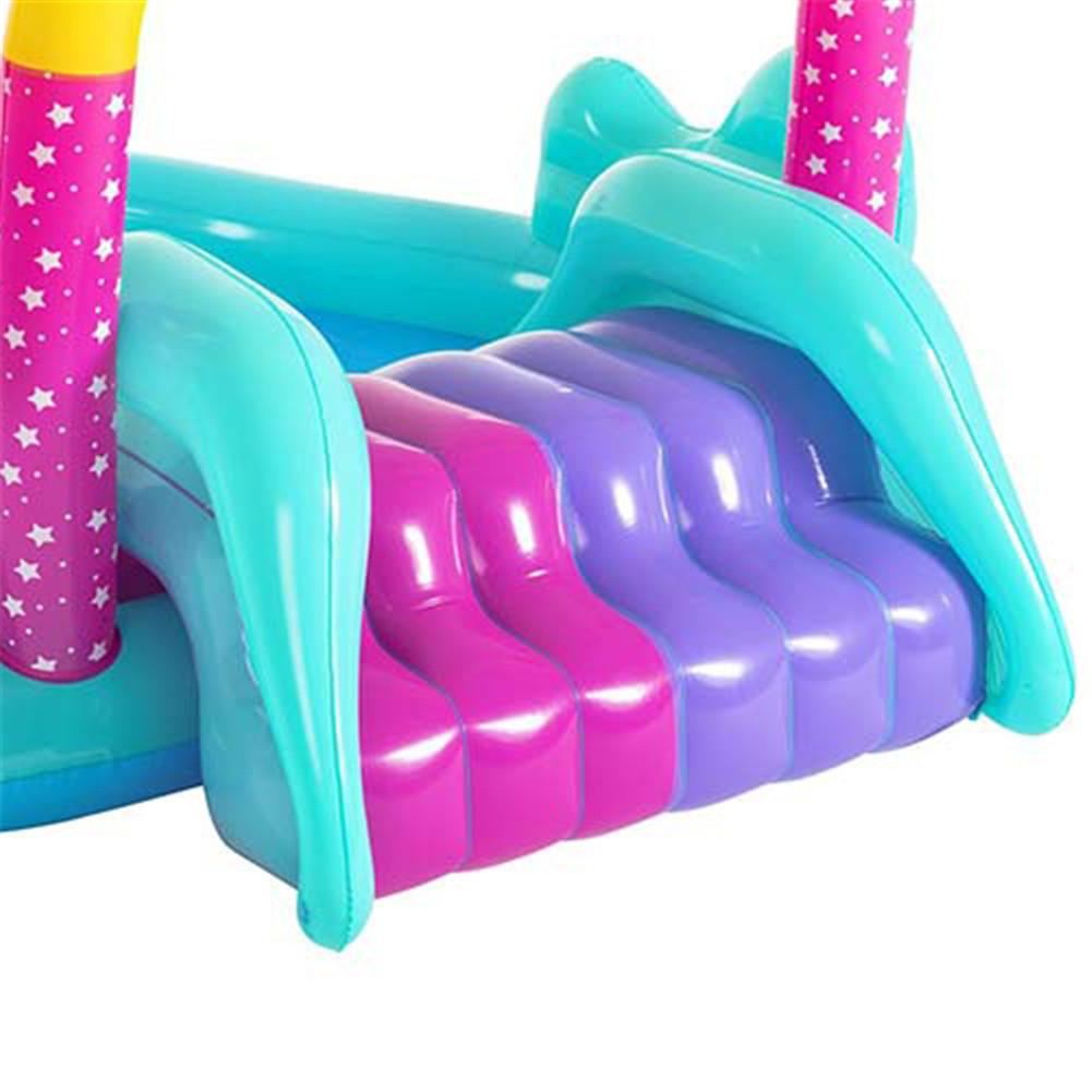 Inflatable Kids Mini Pool with Slide and Sprayer by HitMyNeed
