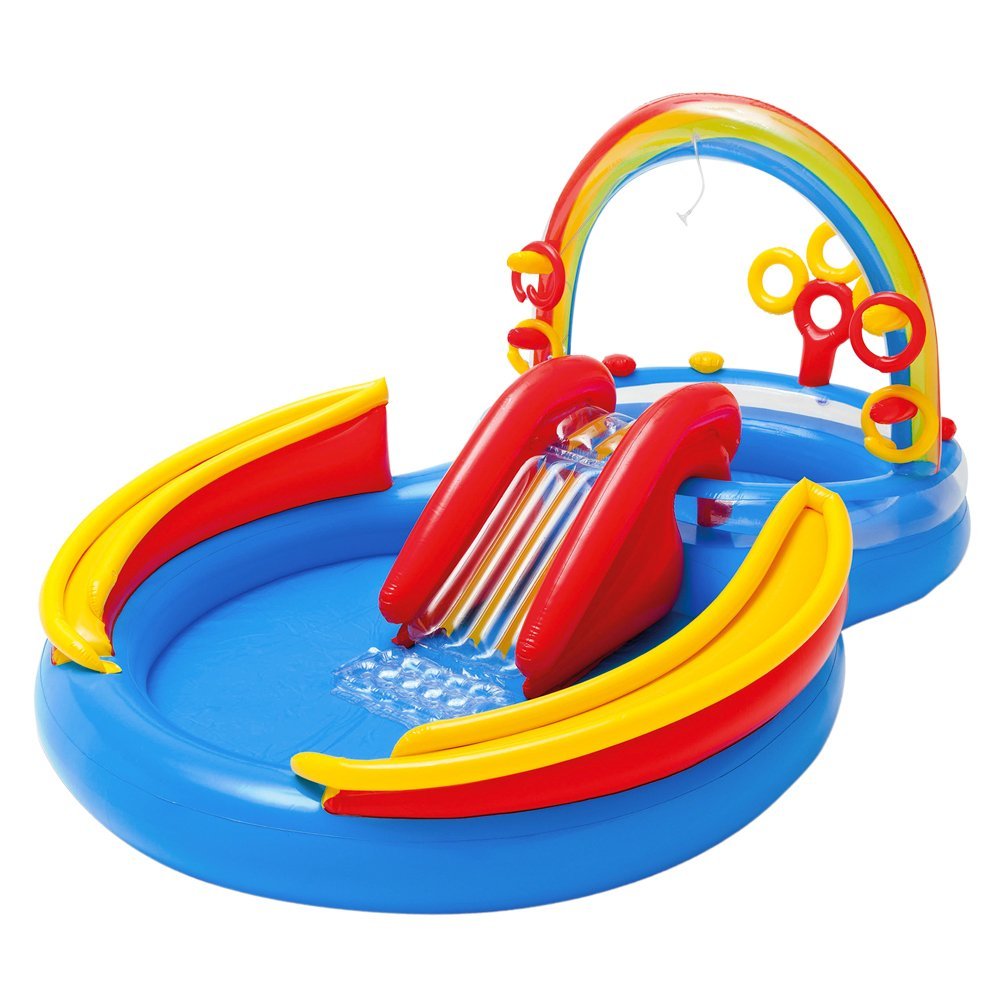 Inflatable Kids Water Play Center with Slide by HitMyNeed