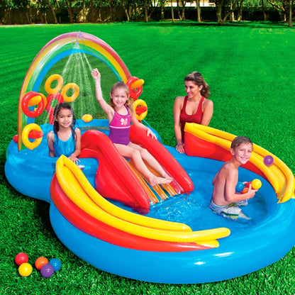 Inflatable Kids Water Play Center with Slide by HitMyNeed