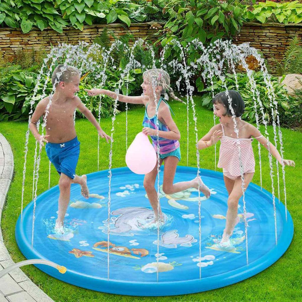 Inflatable Kids Water Sprinkler Play Mat Pool by HitMyNeed