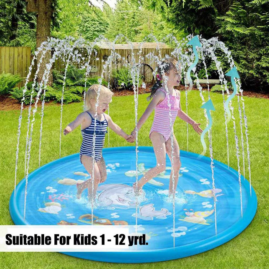 Inflatable Kids Water Sprinkler Play Mat Pool by HitMyNeed