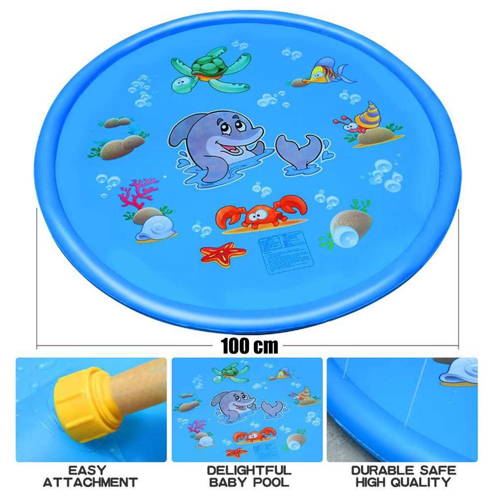 Inflatable Kids Water Sprinkler Play Mat Pool by HitMyNeed