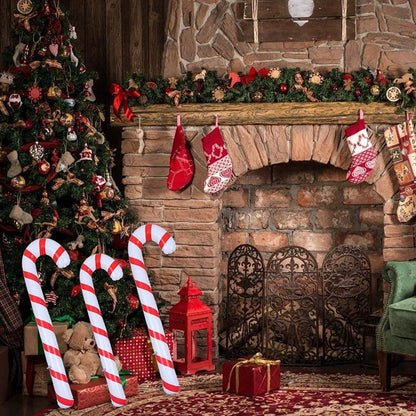 Inflatable Large Candy Cane Christmas Decoration by HitMyNeed
