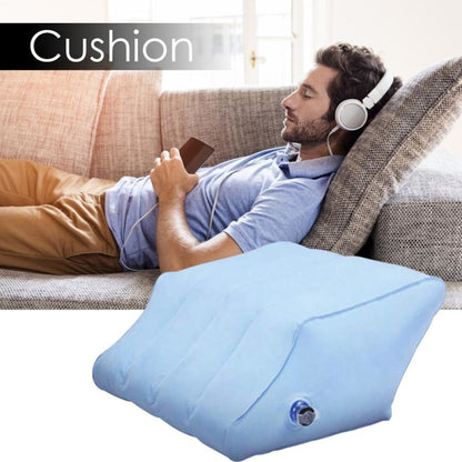 Inflatable Leg Wedge Pillow with Pump by HitMyNeed