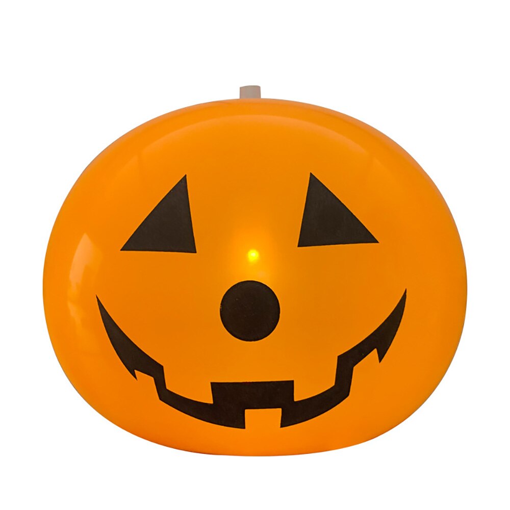Inflatable Light-Up Pumpkin Balloons (Set of 5) by HitMyNeed