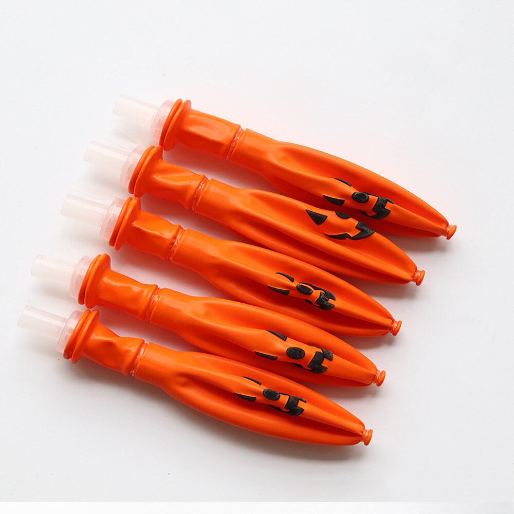 Inflatable Light-Up Pumpkin Balloons (Set of 5) by HitMyNeed