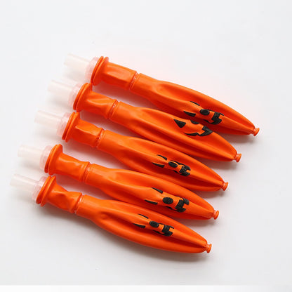 Inflatable Light-Up Pumpkin Balloons (Set of 5) by HitMyNeed