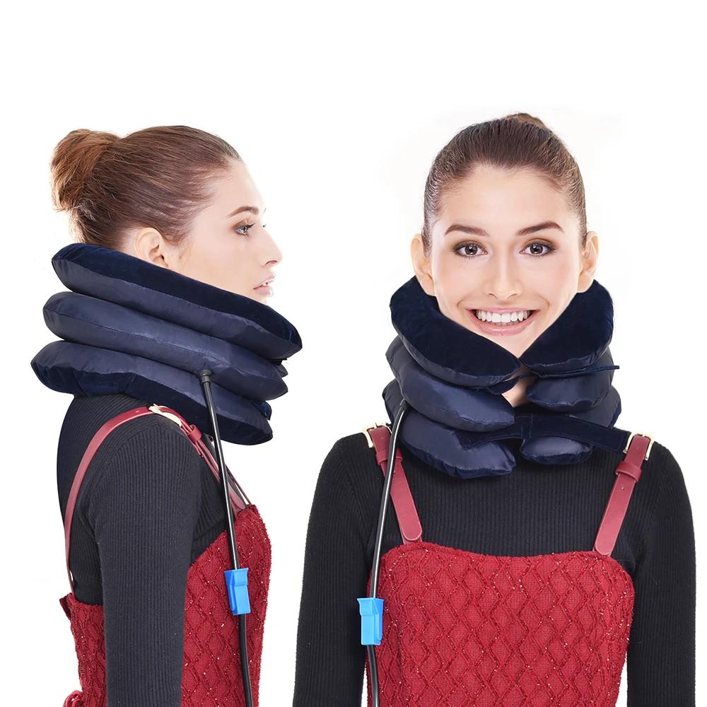 Inflatable Neck Stretcher for Cervical Pain Relief by HitMyNeed