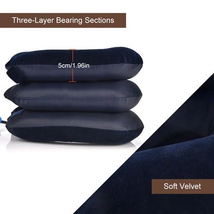 Inflatable Neck Stretcher for Cervical Pain Relief by HitMyNeed
