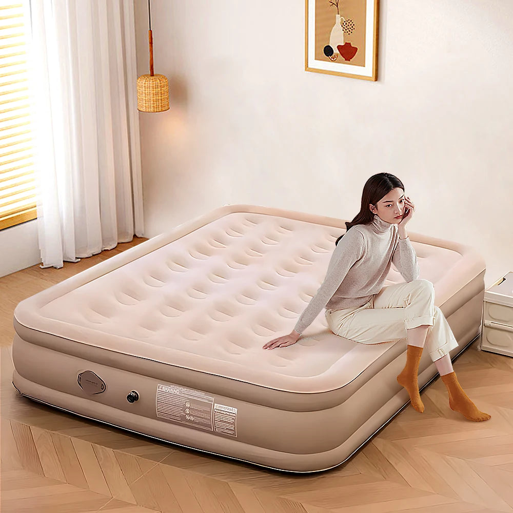 Inflatable Outdoor & Indoor Air Mattress Bed by HitMyNeed