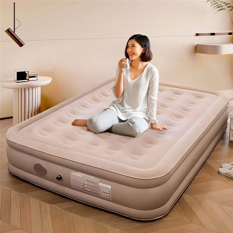 Inflatable Outdoor & Indoor Air Mattress Bed by HitMyNeed