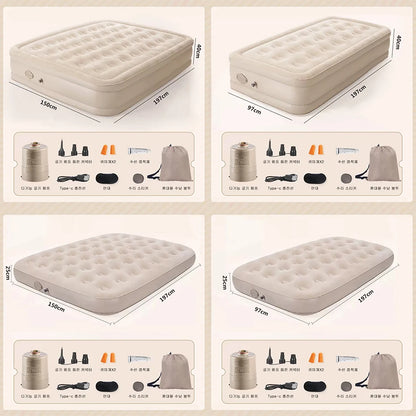 Inflatable Outdoor & Indoor Air Mattress Bed by HitMyNeed