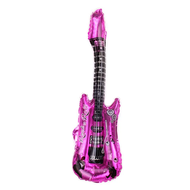 Inflatable Party Guitar Prop for Rock-Themed Events by HitMyNeed