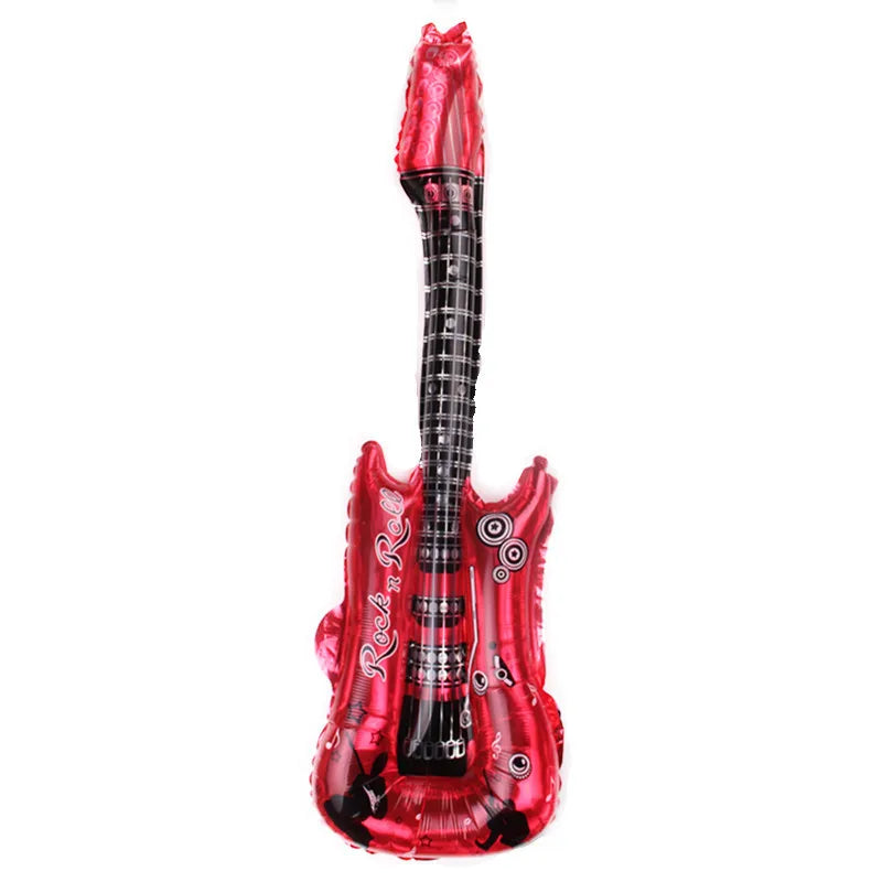 Inflatable Party Guitar Prop for Rock-Themed Events by HitMyNeed