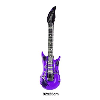 Inflatable Party Guitar Prop for Rock-Themed Events pvc-guitar by HitMyNeed