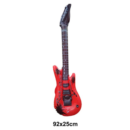 Inflatable Party Guitar Prop for Rock-Themed Events pvc-guitar-100006363 by HitMyNeed