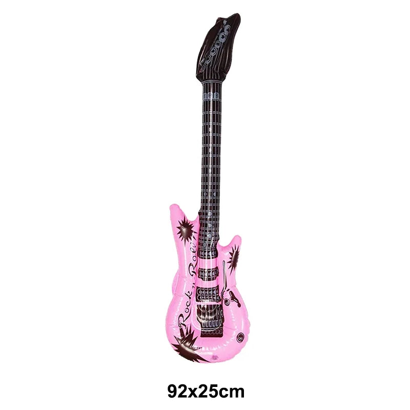 Inflatable Party Guitar Prop for Rock-Themed Events pvc-guitar-202422807 by HitMyNeed