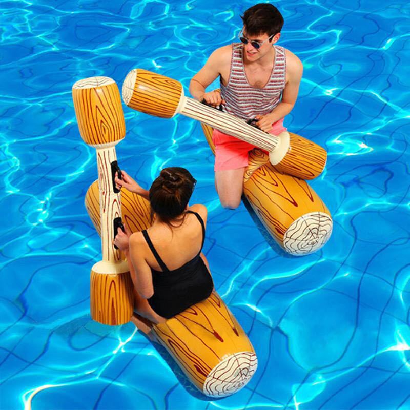 Inflatable Pool Jousting Float Set (4 Pieces) by HitMyNeed