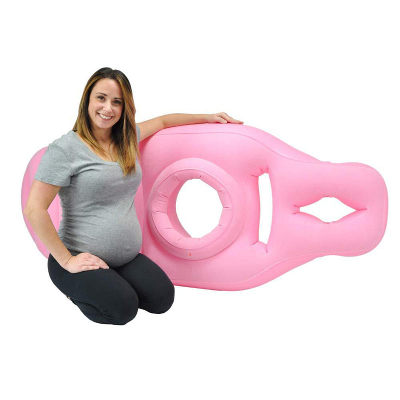 Inflatable Pregnancy Pillow & Yoga Sleeping Mat by HitMyNeed