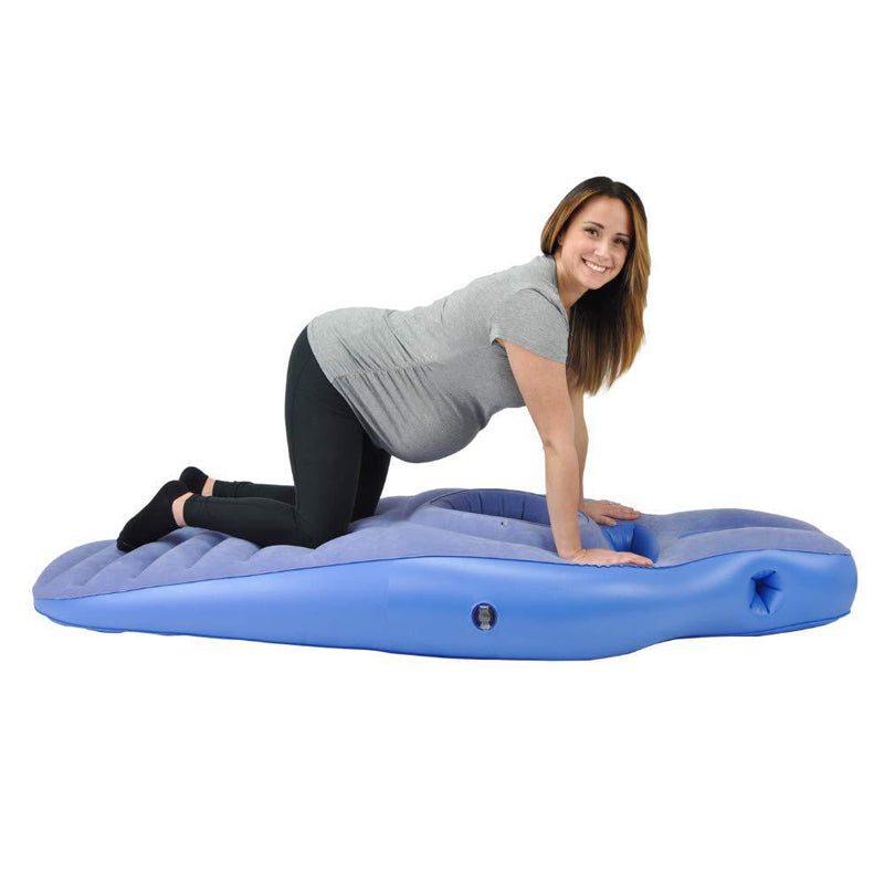 Inflatable Pregnancy Pillow & Yoga Sleeping Mat by HitMyNeed