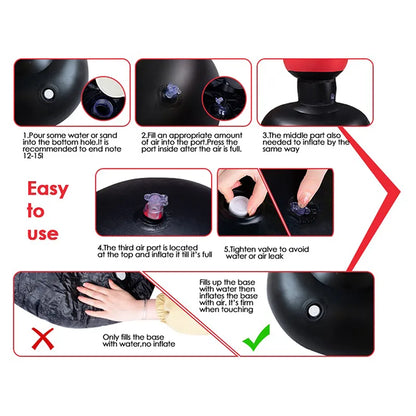 Inflatable PVC Punching Bag for Adults & Kids by HitMyNeed