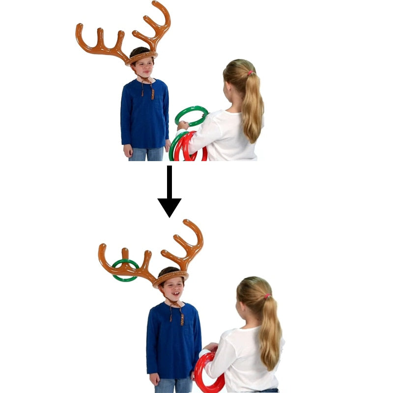 Inflatable Reindeer Antler Ring Toss Game by HitMyNeed