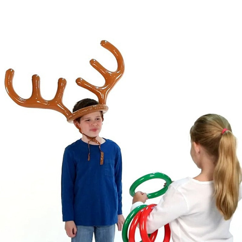 Inflatable Reindeer Antler Ring Toss Game by HitMyNeed