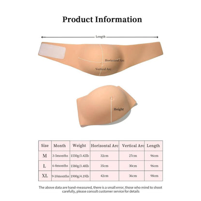 Inflatable Silicone Belly Prop for Twin Pregnancy by HitMyNeed