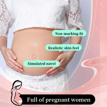Inflatable Silicone Belly Prop for Twin Pregnancy by HitMyNeed