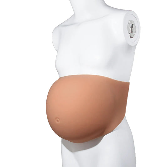 Inflatable Silicone Twin Pregnancy Belly Prop colour-3 xl by HitMyNeed