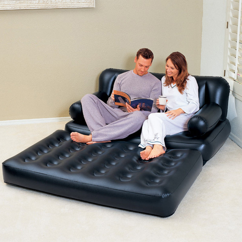Inflatable Sofa Bed Lounger with Electric Pump by HitMyNeed