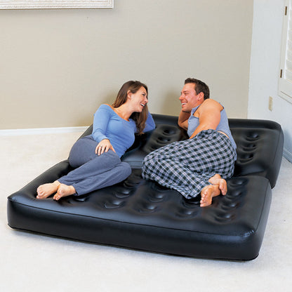 Inflatable Sofa Bed Lounger with Electric Pump by HitMyNeed